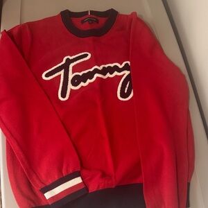 Tommy Hilfiger Red Long Sleeve Tee